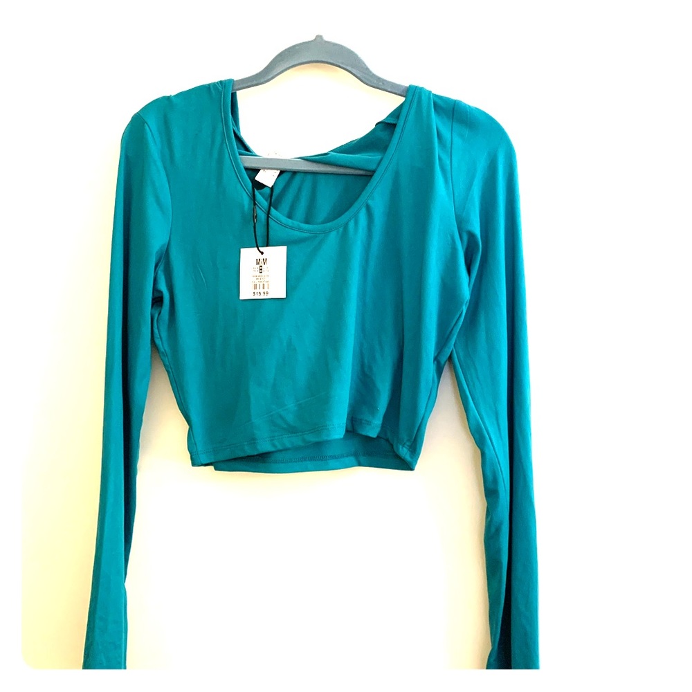 “Revamped” Hooded Crop Top Size || L